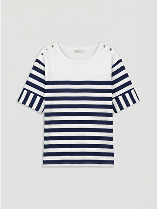 Navy Striped