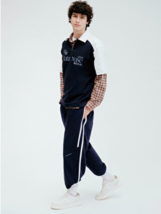 XSIDE Comfortable Fit Printed Men's Sweatpants - S6G316Z8-RFD | LC