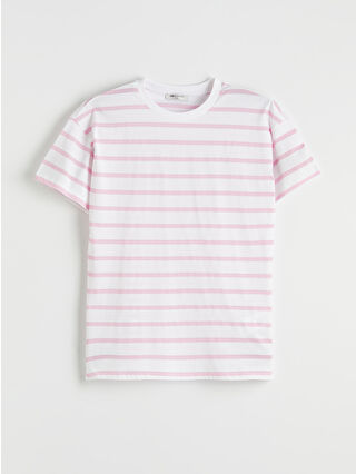 Açık Pembe Çizgili