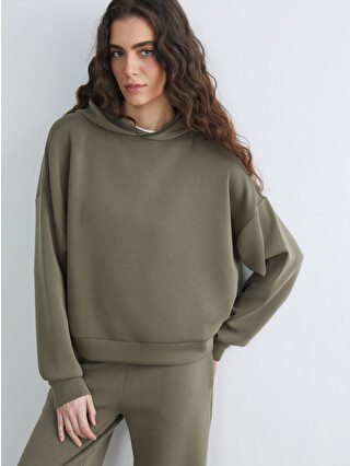 LCW Vision Oversize Women's Hoodie - S6GC22Z8-HB7 | LC Waikiki