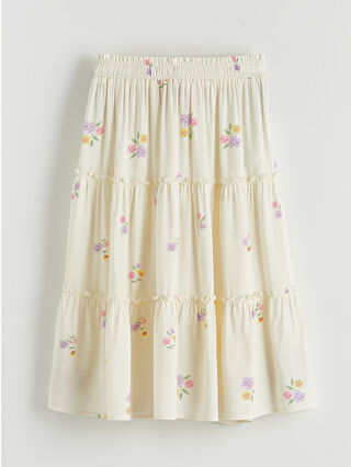 لون كريمي مطبوع