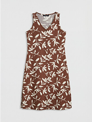 Brown Printed