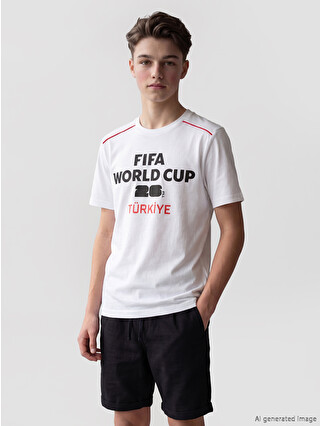 LCW Kids Fifa 2026 World Cup Printed Boys' T-shirt - S6GP34Z4-Q6K