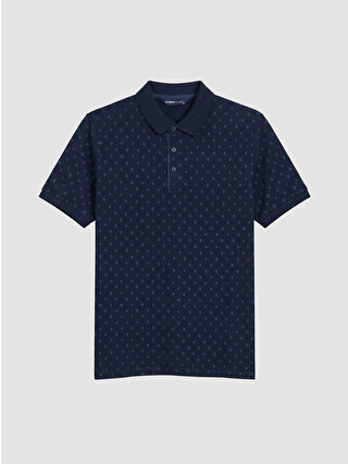 Navy Printed