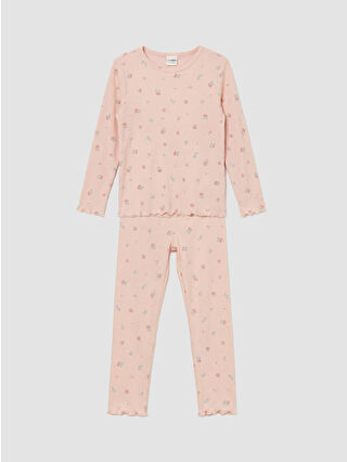 Açık Pembe Baskılı