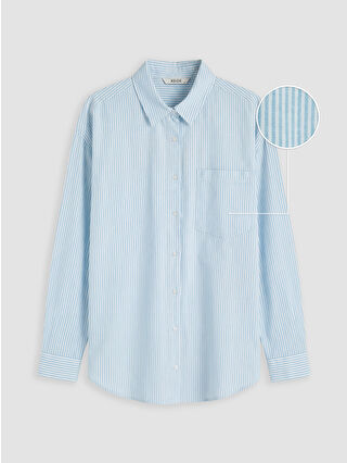 Açık Mavi Çizgili