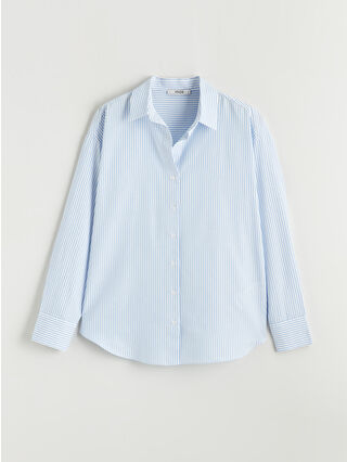 Açık Mavi Çizgili