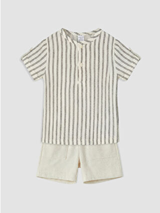 Ecru Striped