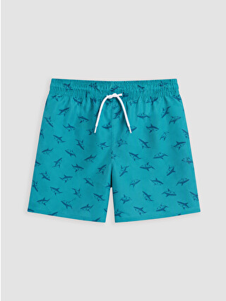Aqua Green Printed