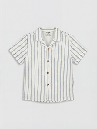 Mid Blue Striped