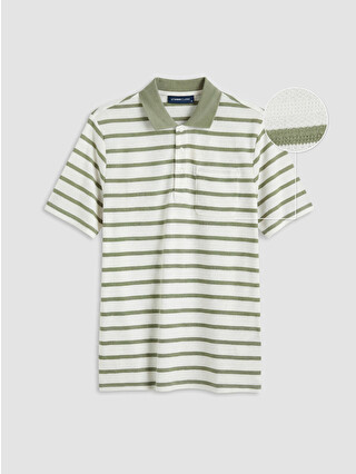 Light Green Striped