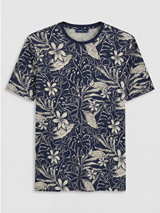 Navy Printed