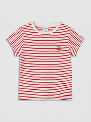 Bright Red Printed