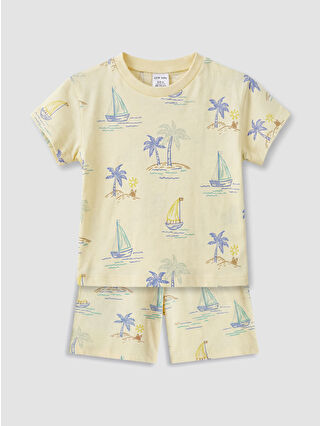 Light Yellow Printed