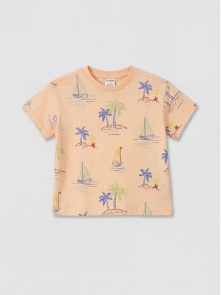 Light Yellow Printed