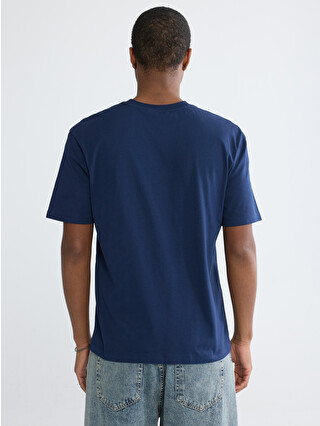 XSIDE Crew Neck Nyc Printed Cotton Men's T-shirt - S6HL60Z8-2OQ