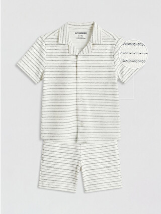 Light Beige Striped