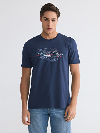 LCWAIKIKI Classic Crew Neck Printed Men's T-shirt - S6HS99Z8-DWP