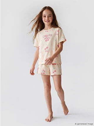 Beige Printed