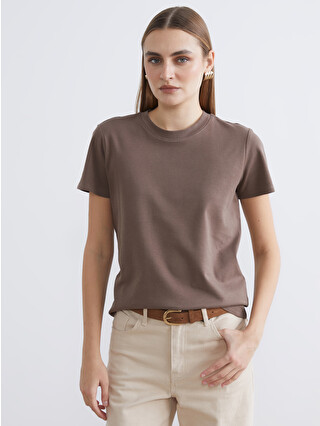 LCW EVERYDAY Crew Neck Women's T-shirt - S6I494Z8-R1T | LC Waikiki