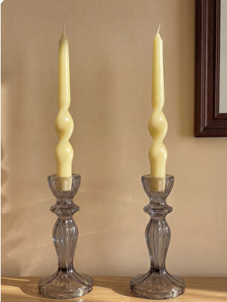 Açık Sarı Baskılı