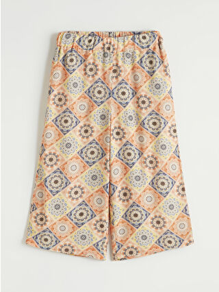 Pastel Turuncu Baskılı