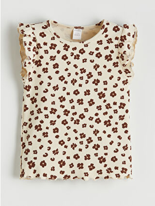 Açık Bej Baskılı