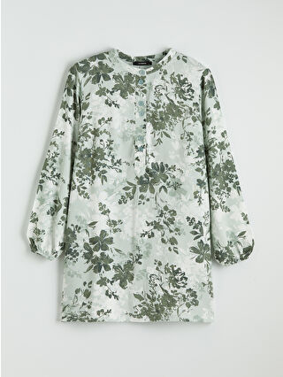 Açık Yeşil Baskılı