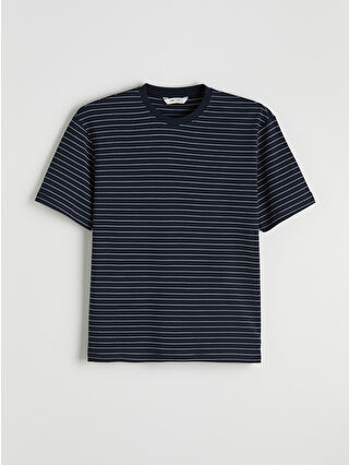 Lacivert Çizgili