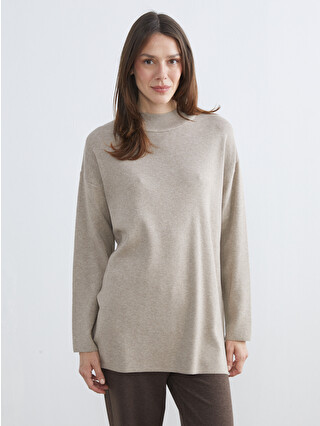LCWAIKIKI Classic Women's High-Neck Knit Sweater - S6J903Z8-1QZ