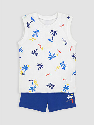 White Printed
