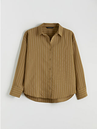 Zeytin Yeşili Çizgili