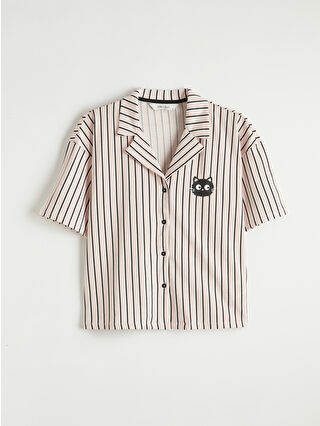 Açık Pembe Baskılı