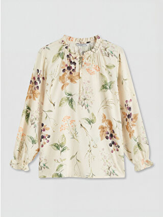 Açık Bej Baskılı