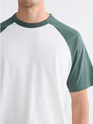 XSIDE Raglan Sleeve Crew Neck Jersey Men's T-Shirt - S6JJ26Z8-R9J
