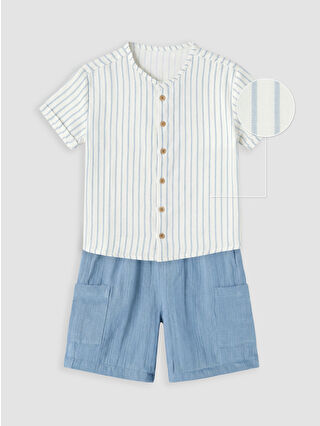 Light Beige Striped