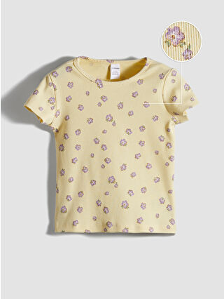 Light Yellow Printed