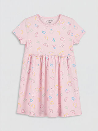 Açık Pembe Baskılı