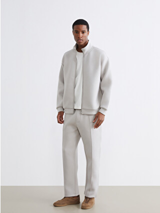XSIDE Relaxed Fit Mock Neck Men's Zip-up Sweatshirt - S6JS32Z8-27G