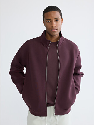 archivioプルオーバー　サイズ：50 XSIDE Relaxed Fit Mock Neck Men's Zip-Up Sweatshirt - S6JS32Z8-2OH