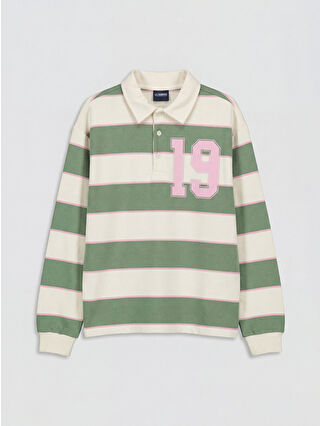 Açık Yeşil Çizgili