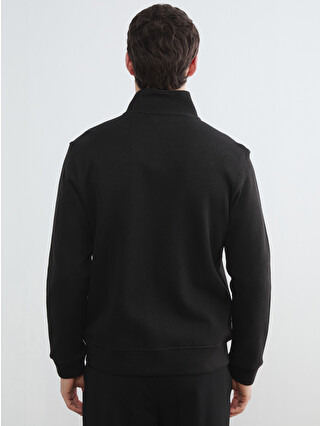 LCW Vision Mock Neck Men's Zip-up Sweatshirt - S6K841Z8-HDW | LC