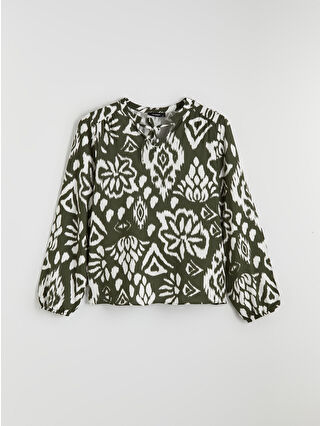 Koyu Yeşil Baskılı