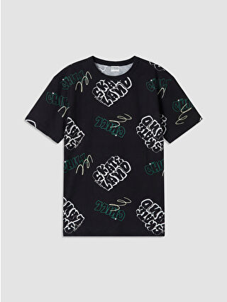Black Printed