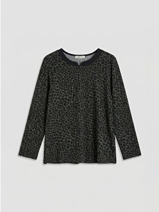 Koyu Yeşil Baskılı