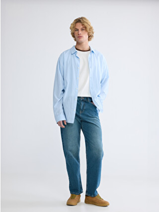LCW Jeans İndigo Baggy Fit Erkek Jean Pantolon - S6KS34Z8-H45 | LCW