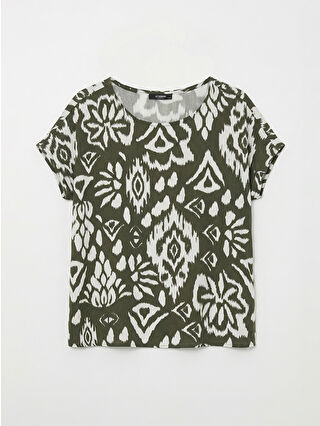 Koyu Yeşil Baskılı