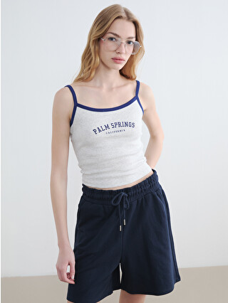 XSIDE Spaghetti Strap Palm Springs Printed Women's Crop - S6L235Z8