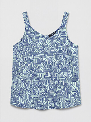 Navy Printed