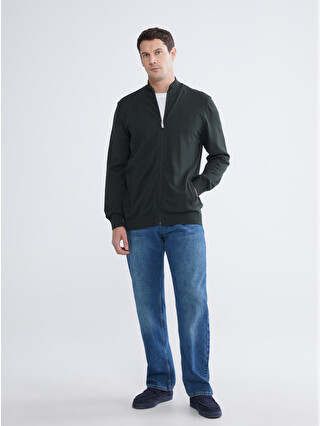 LCWAIKIKI Classic Mock Neck Men's Knit Cardigan - S6LB06Z8-RYC